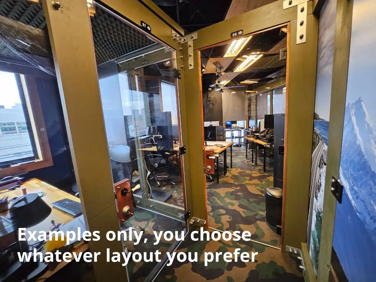Examples of our larger company / full team offices