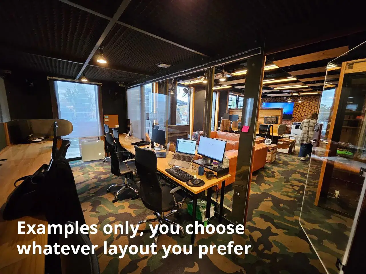 Examples of our larger company / full team offices