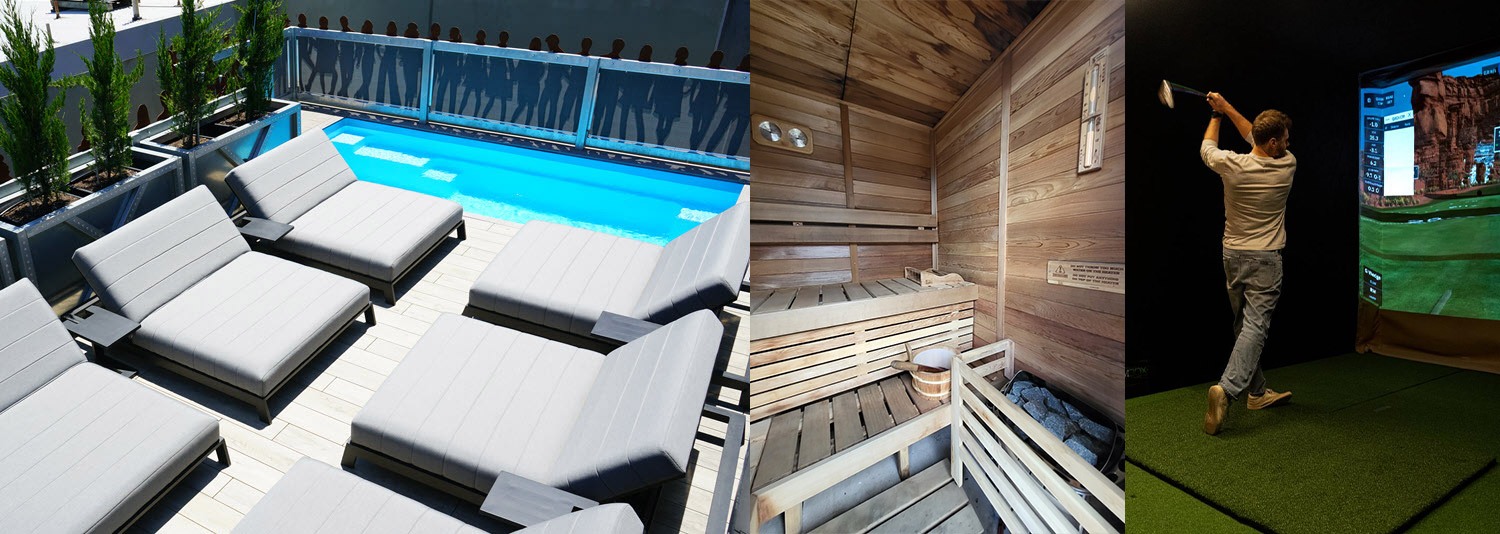 Pool and Sauna
